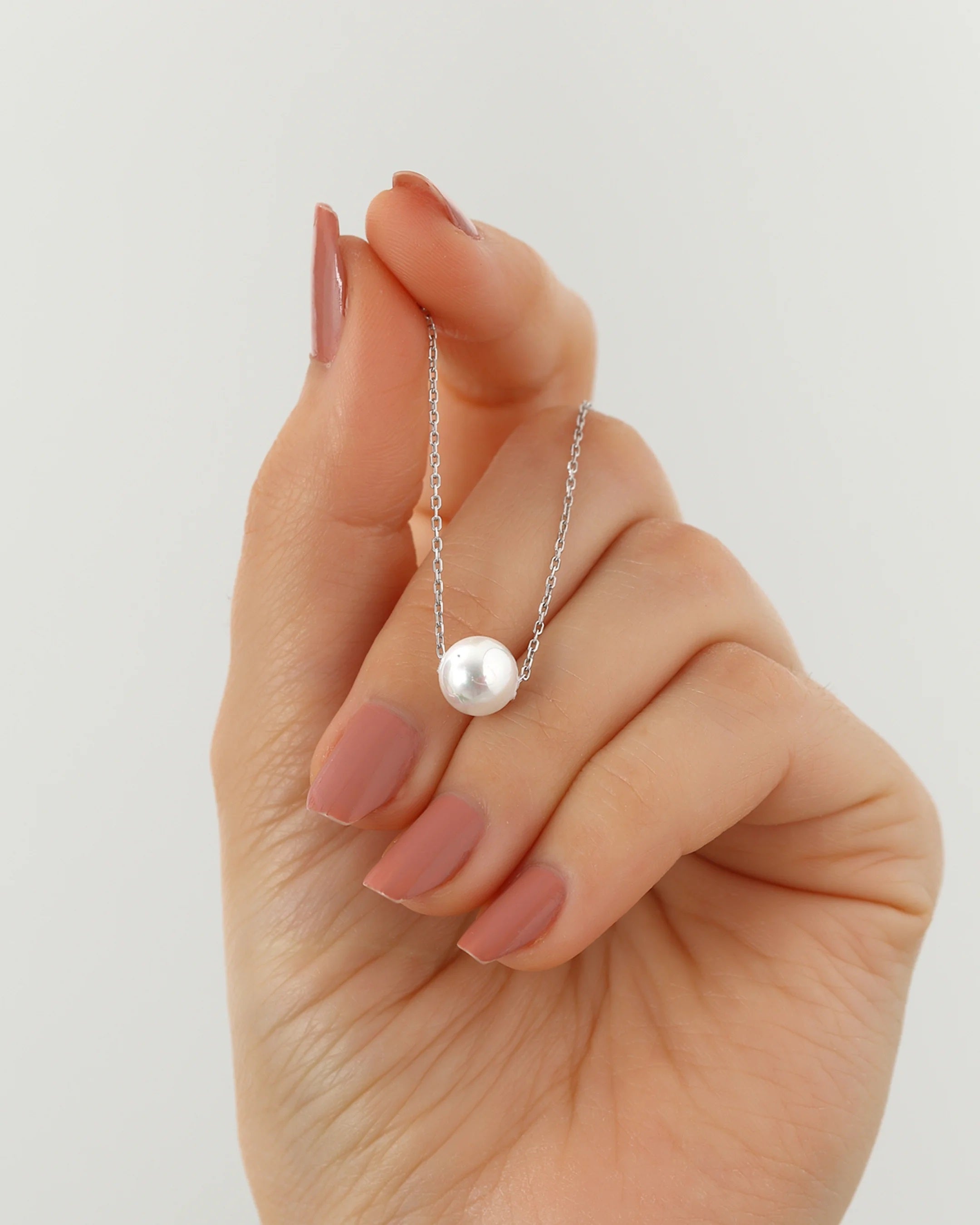 Classic Baroque Single Pearl Necklace