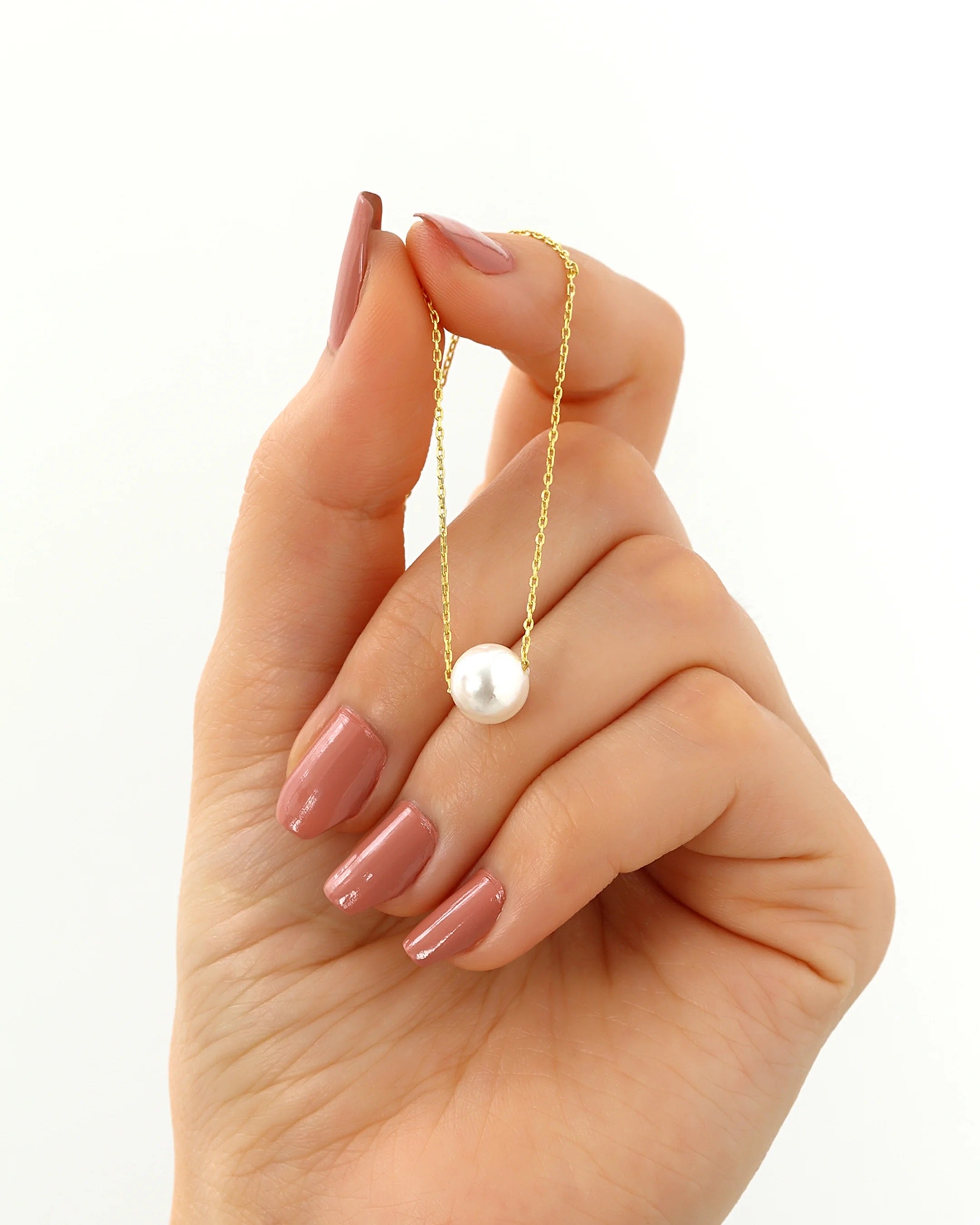 Classic Gold Filled Pearl Necklace Gold Filled