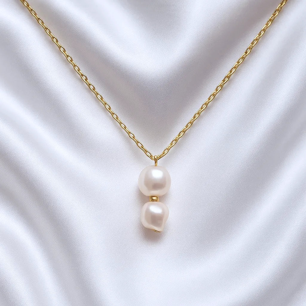 Perla Royale Double Pearl Necklace
