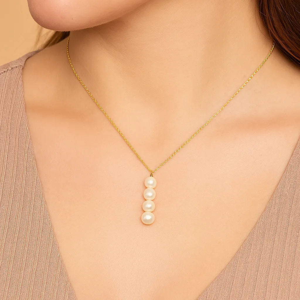 Vent Saphir Baroque Pearl Choker Necklace