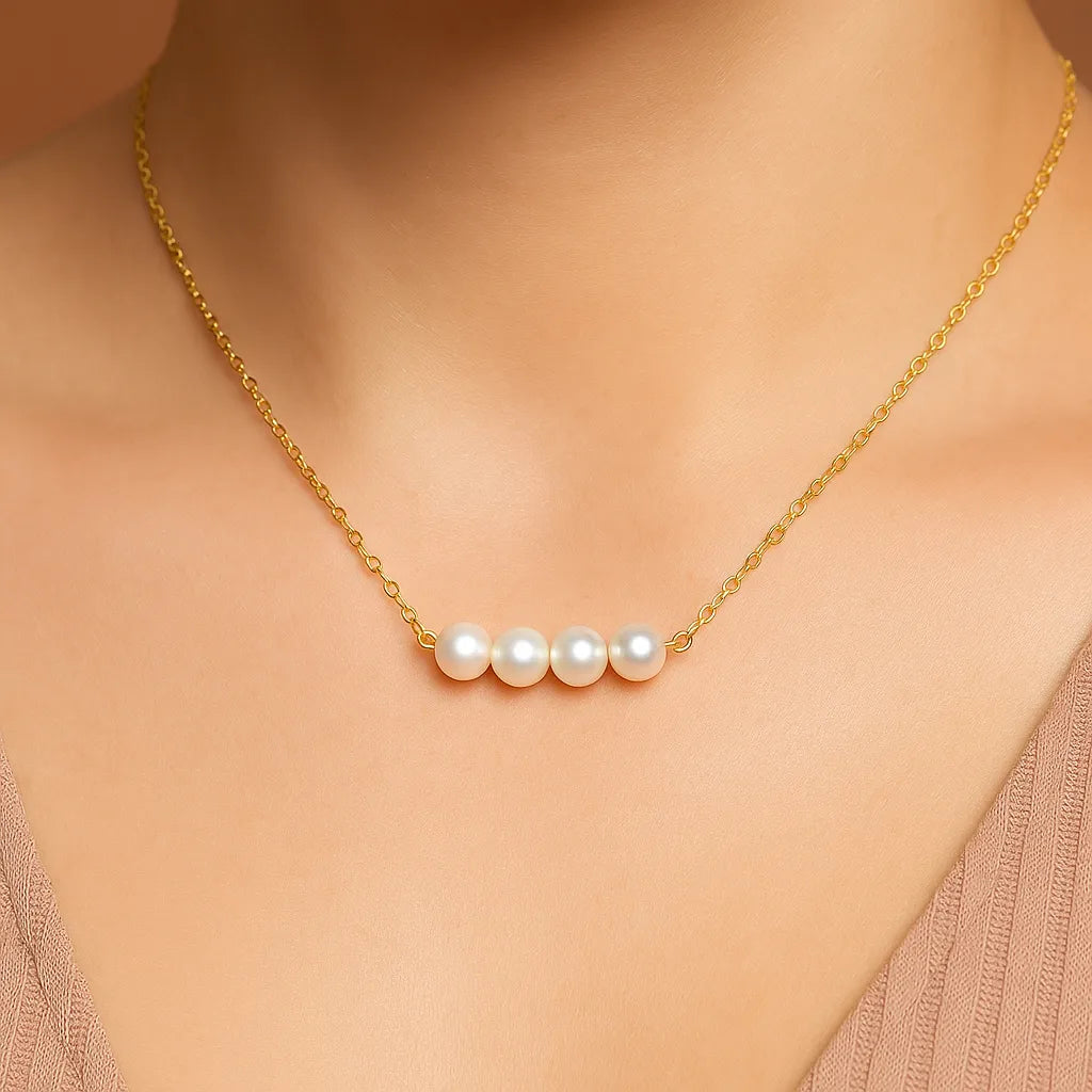 Vent Saphir Tiny Baroque Pearl Necklace