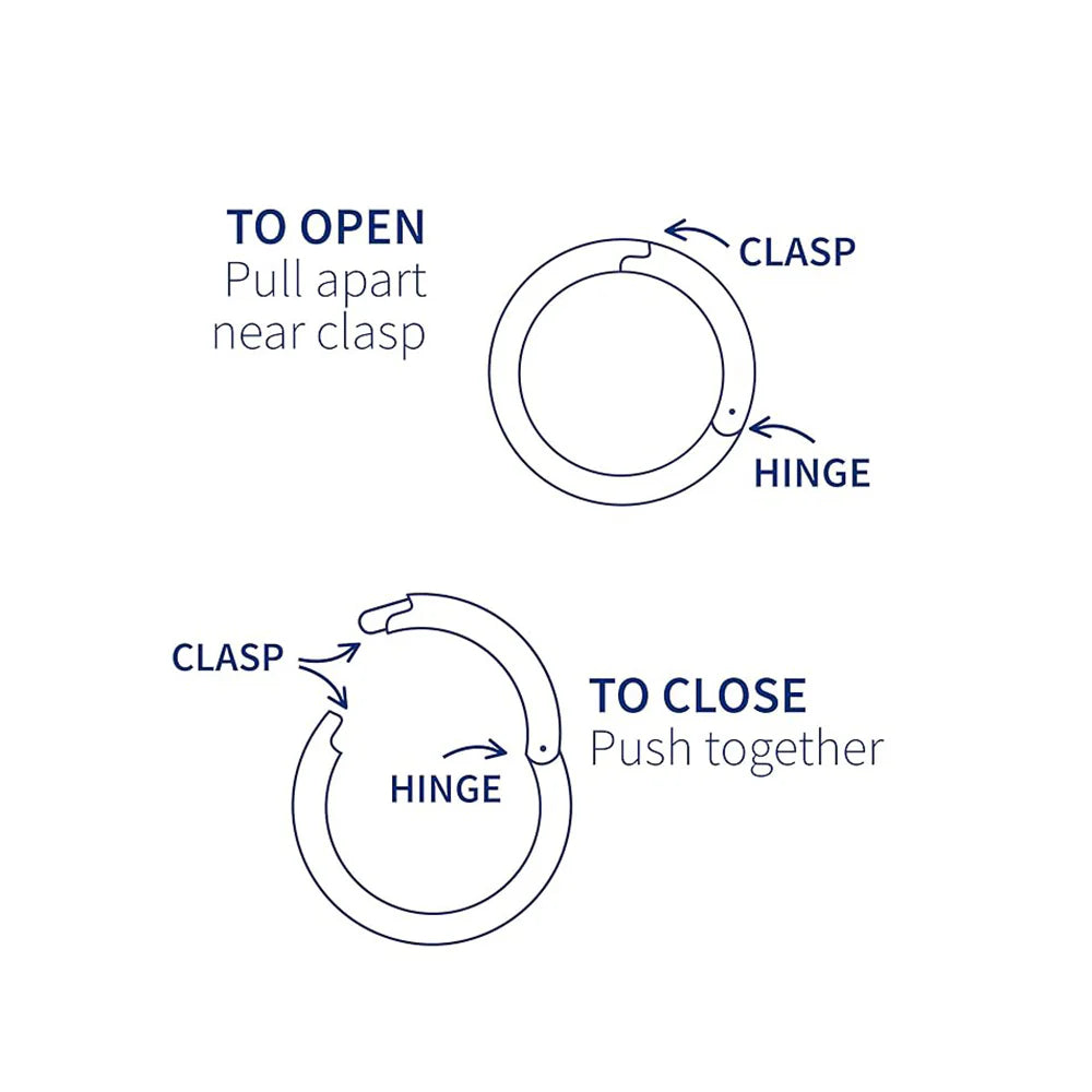 Twisted Clicker Helix Piercing Hoop Earring