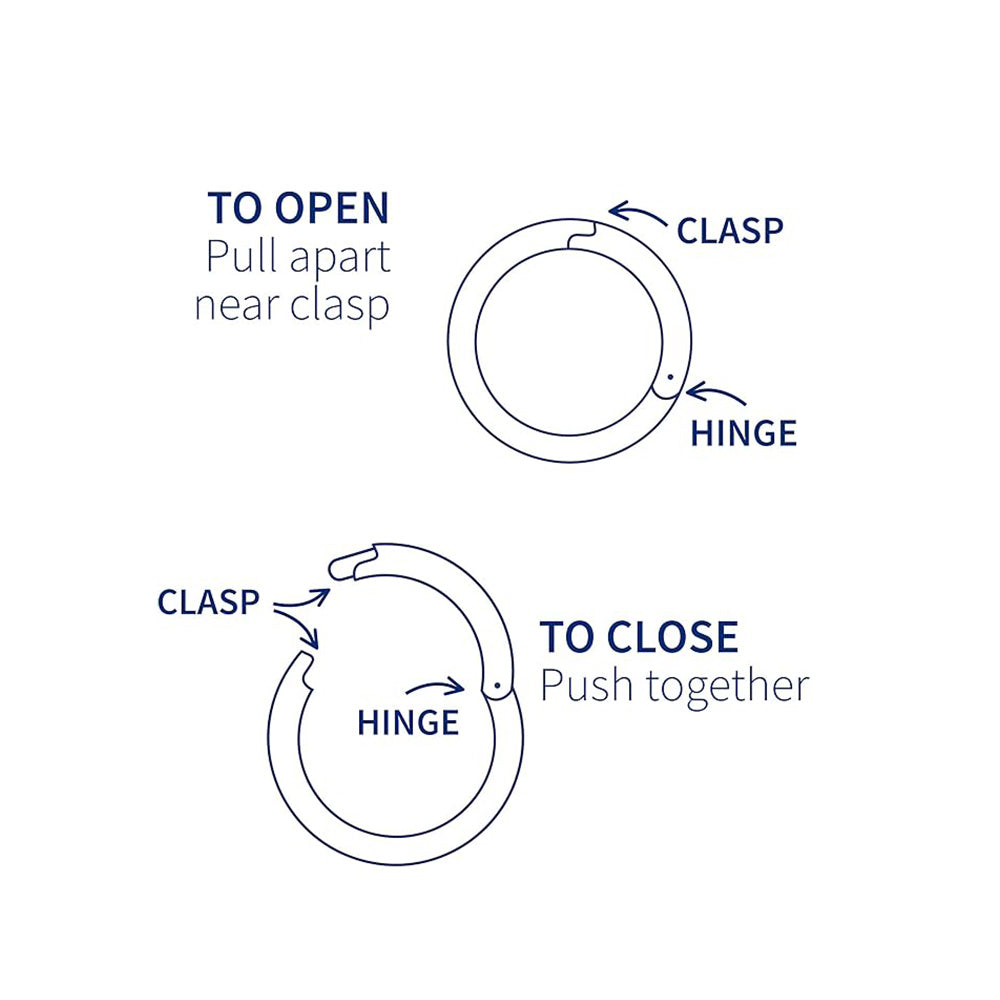 Crystal Clicker Tragus Piercing Hoop Earring