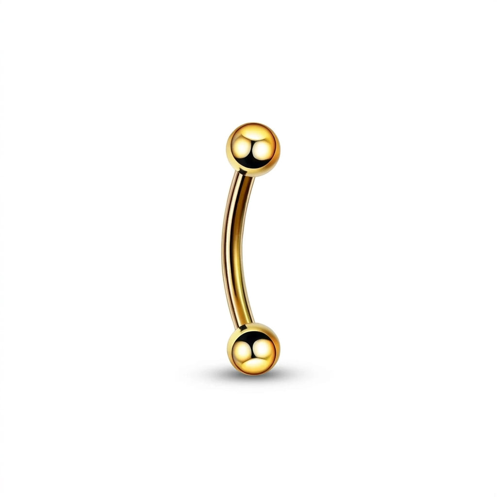 Ball End Curved Barbell Rook Piercing