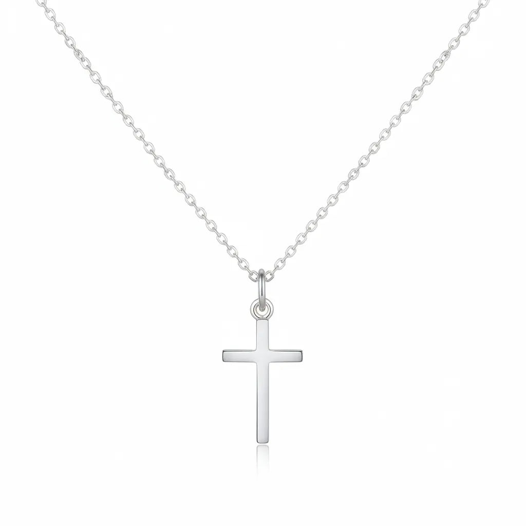 Sterling Silver Cross Pendant Necklace