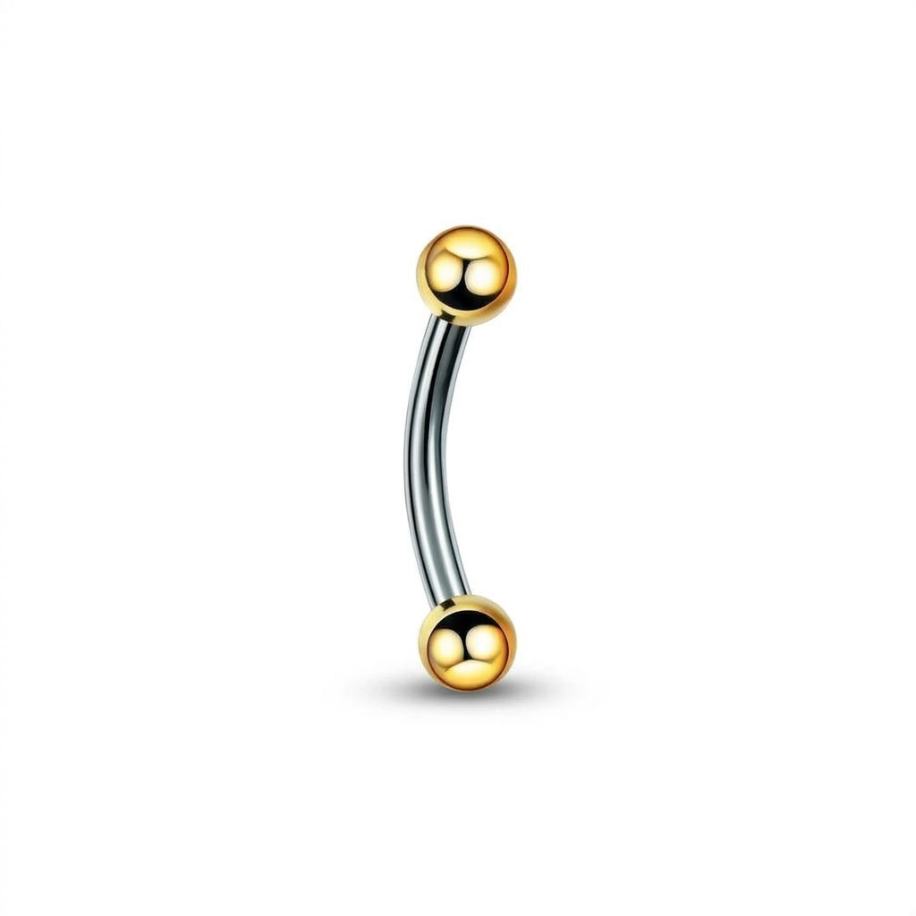 Ball End Curved Barbell Rook Piercing