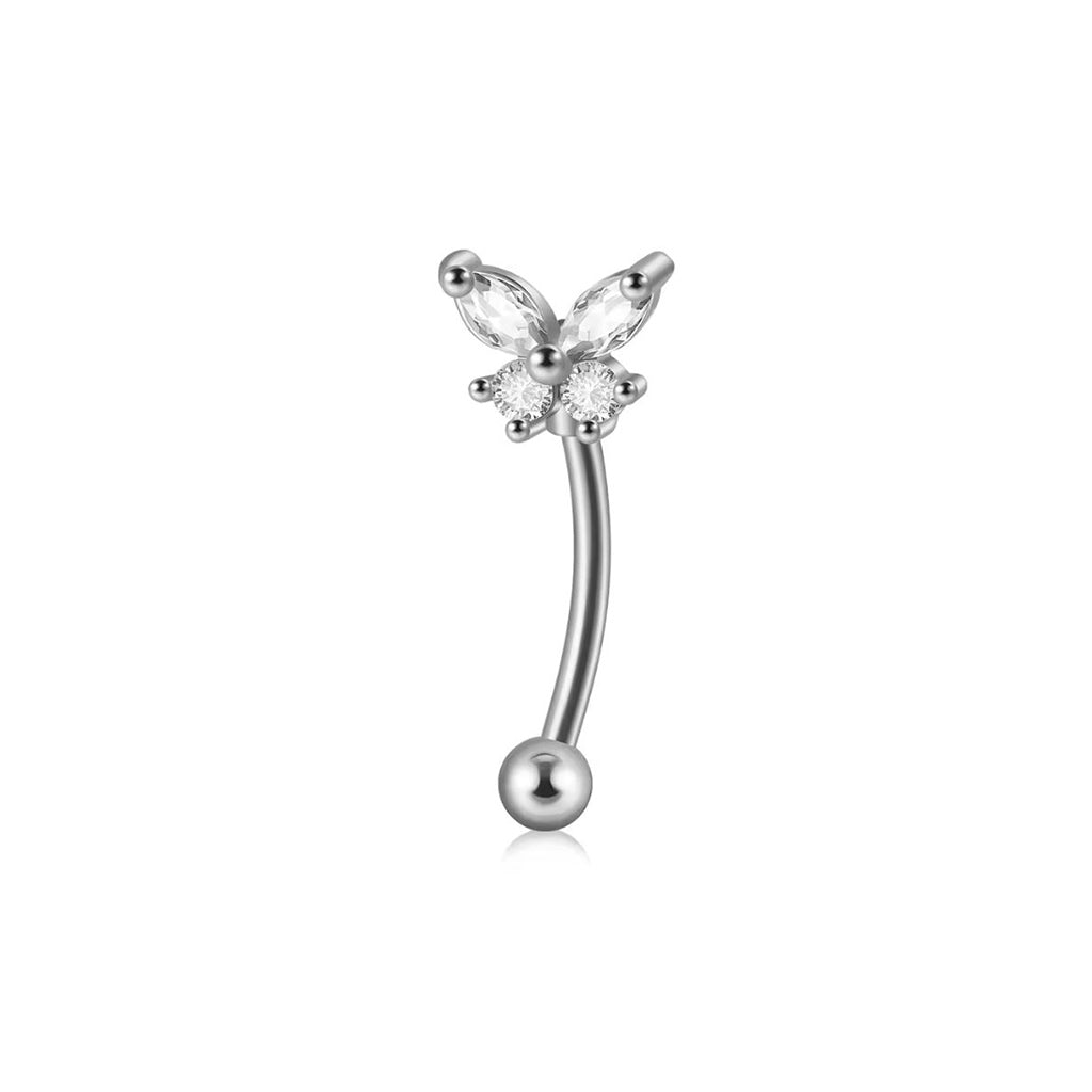 Butterfly Rook Piercing Cartilage Hoop Earring