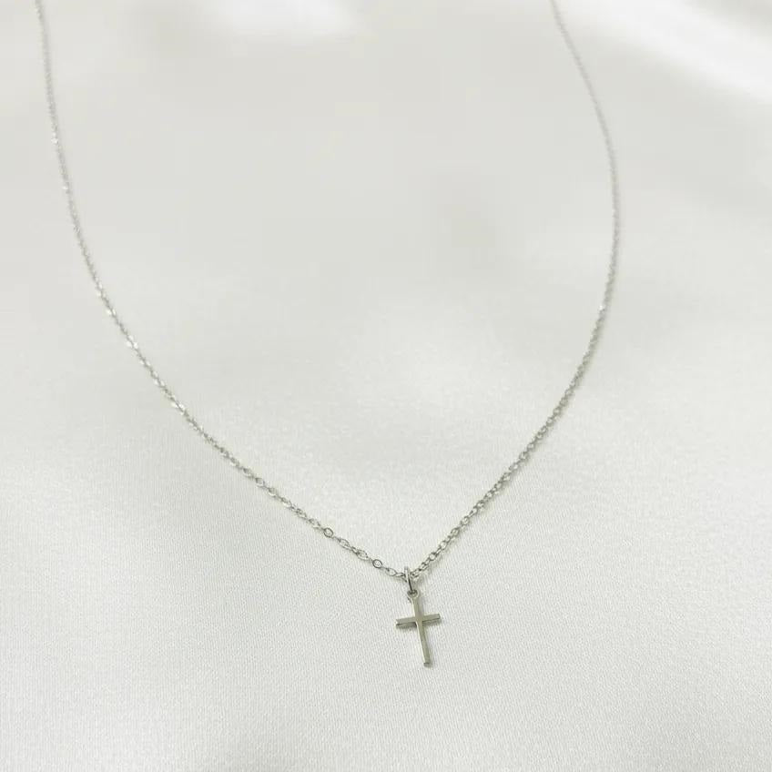 Sterling Silver Cross Pendant Necklace