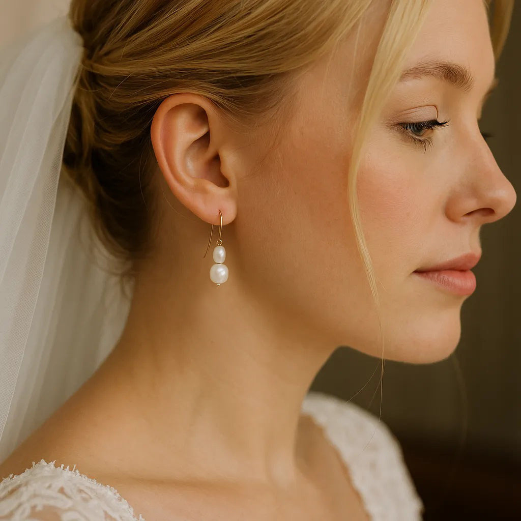 Beth Hook Large Pearl Earrings