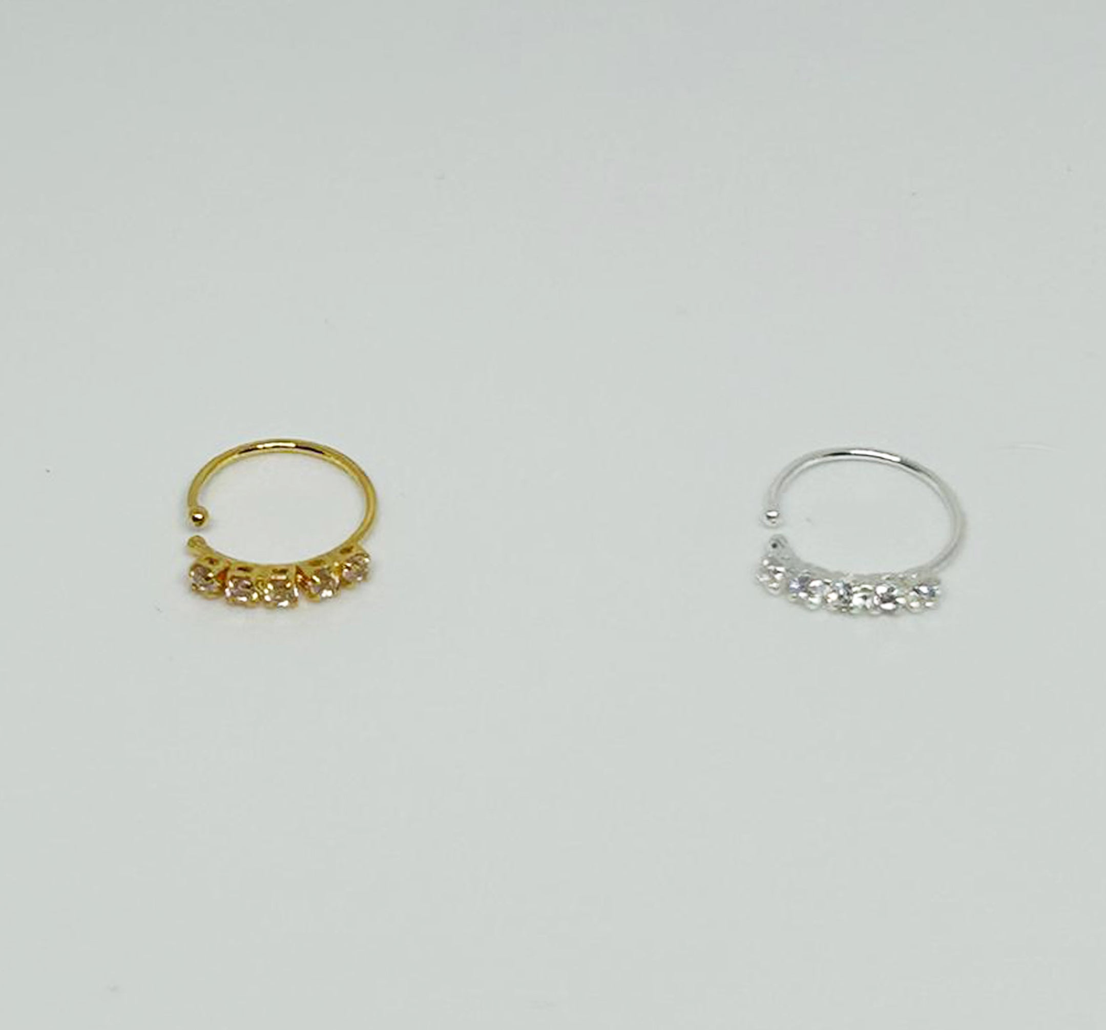Diamond Nose Ring Ears and Nose Piercing
