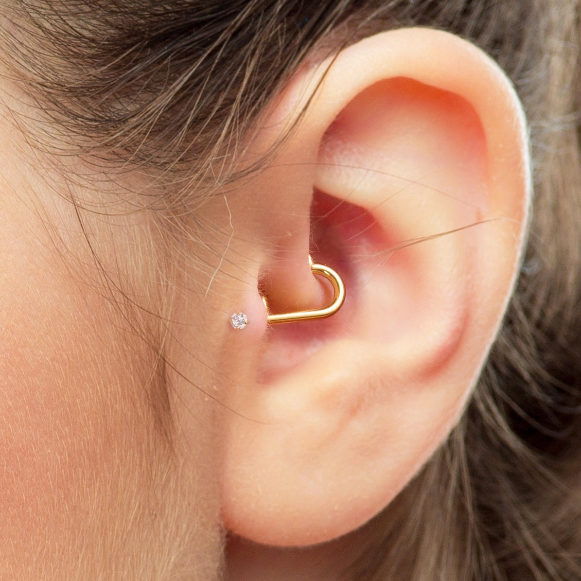 Heart Clicker Nose Ring Hoops Ears and Nose Piercing