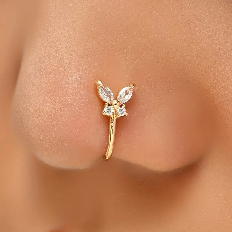 Fake Nose Ring for Women Nose Cuffs Non Piercing Jewellery