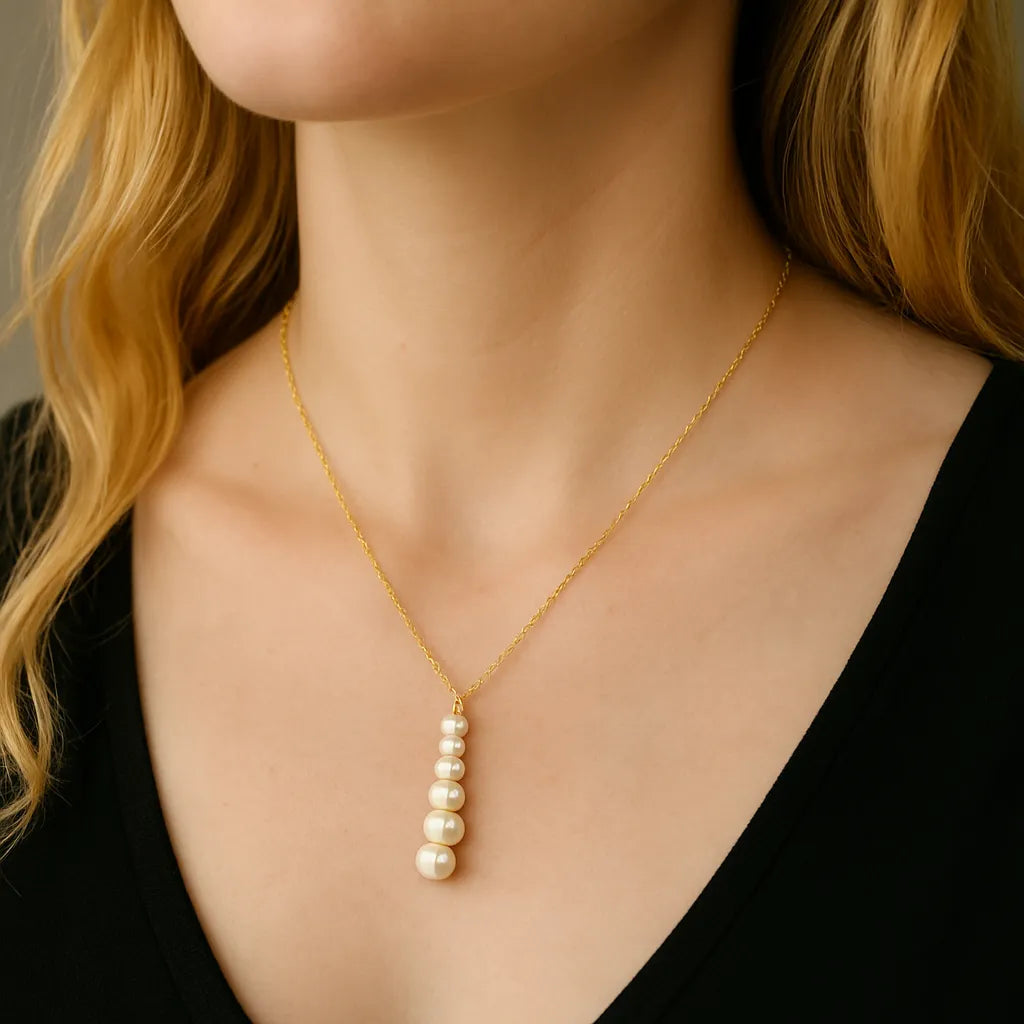 Small & Middle Baroque Pearl Choker Necklace