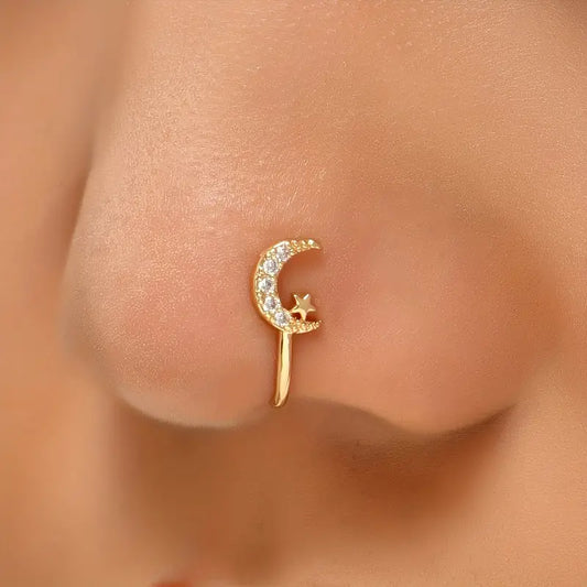 Fake Nose Ring for Women Nose Cuffs Non Piercing Jewellery