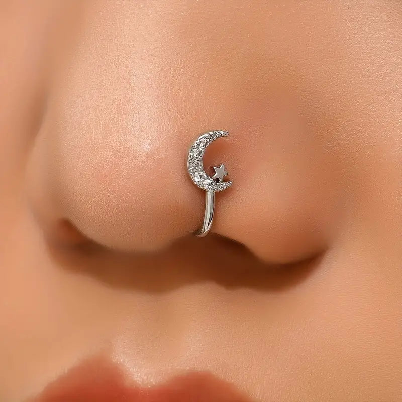 Fake Nose Ring for Women Nose Cuffs Non Piercing Jewellery