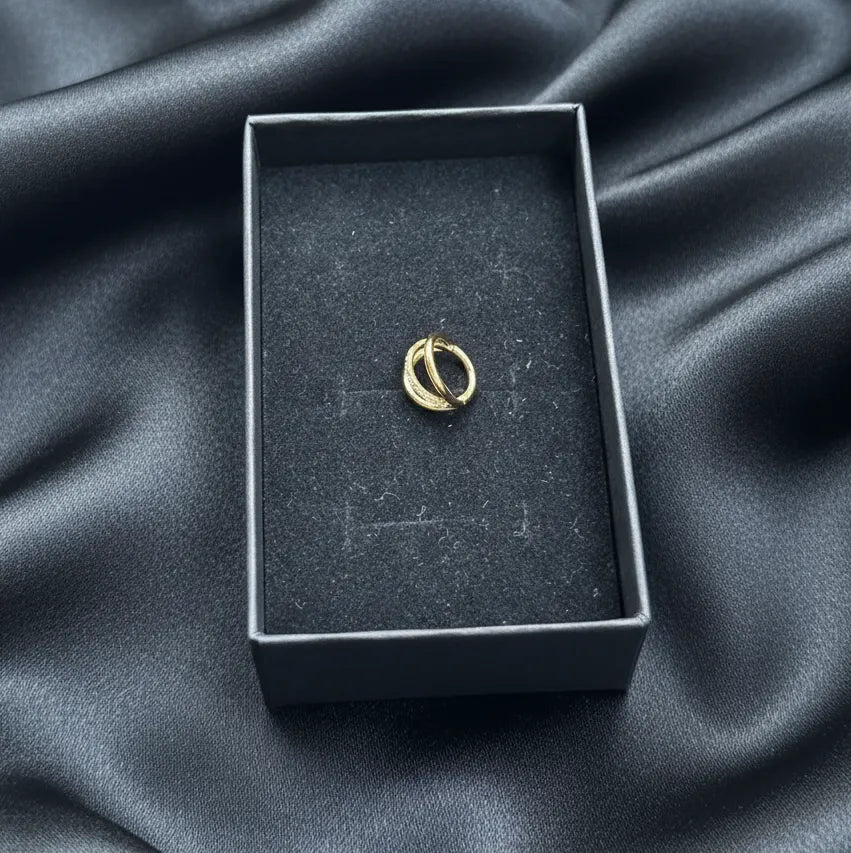 Triple Crystal Hinged Helix Piercing