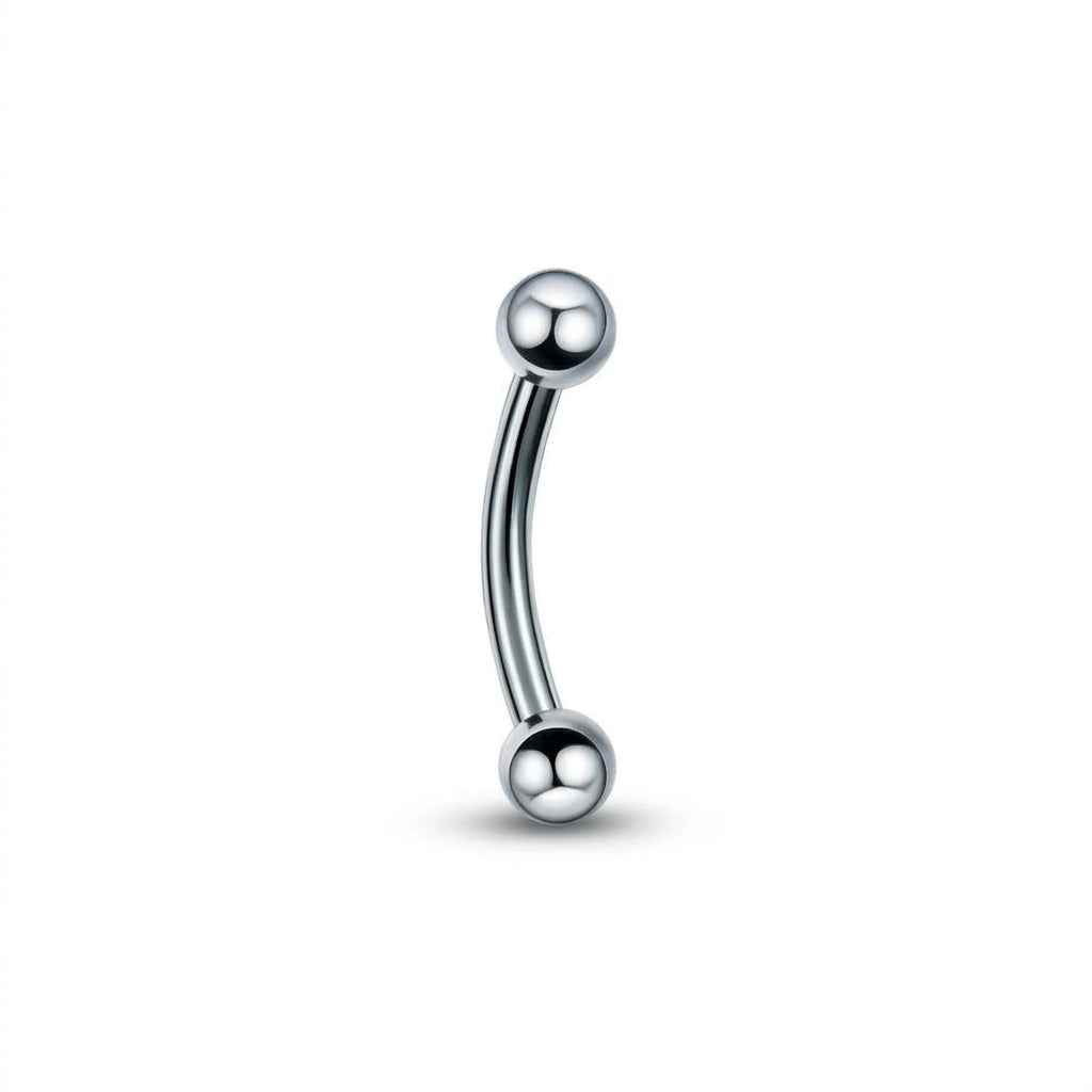 Ball End Curved Barbell Rook Piercing