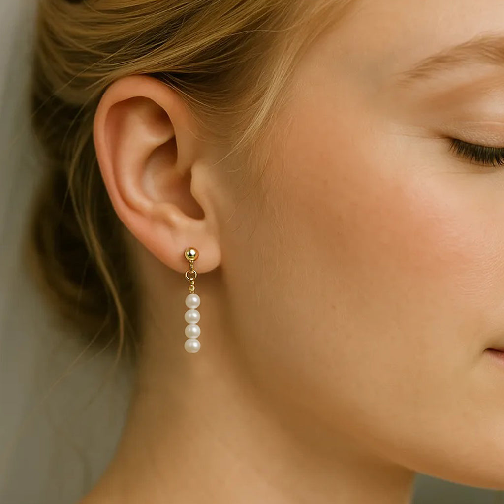 Vent Saphir Stud Earrings