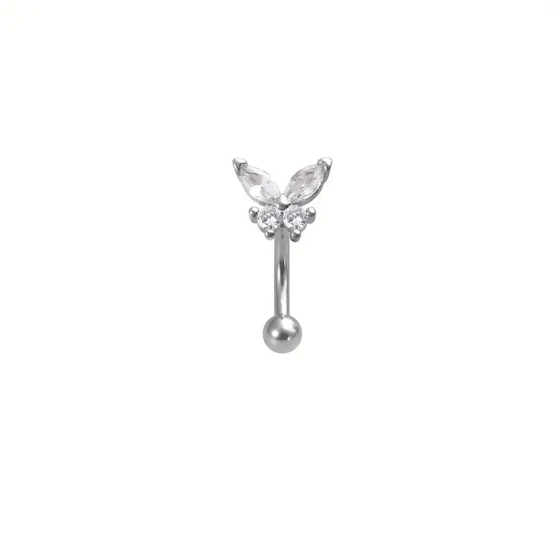 Butterfly Rook Piercing Cartilage Hoop Earring